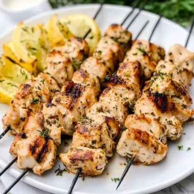 Greek Chicken Kabobs