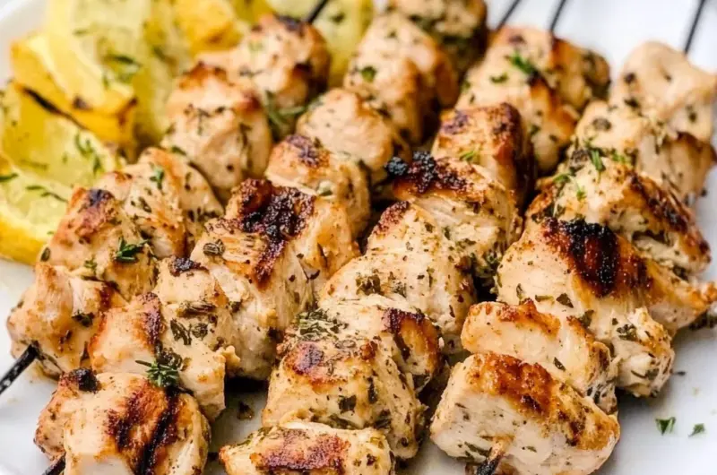 Greek Chicken Kabobs