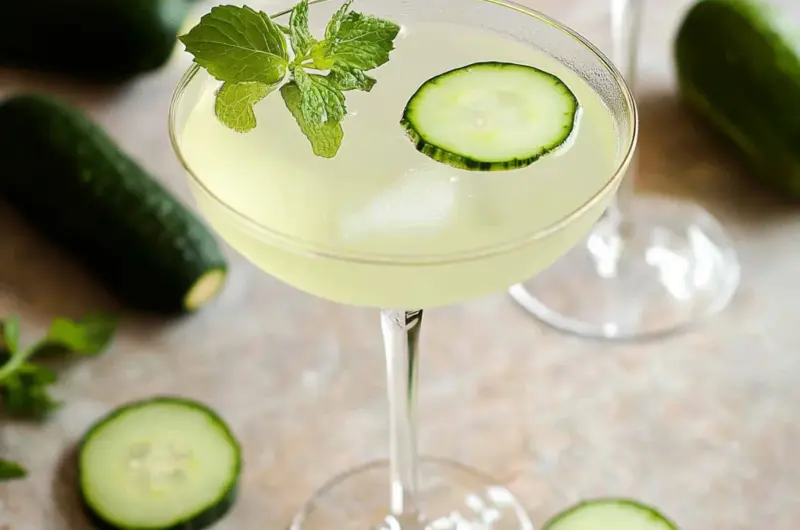 Light & Fresh Cucumber Martini Recipe