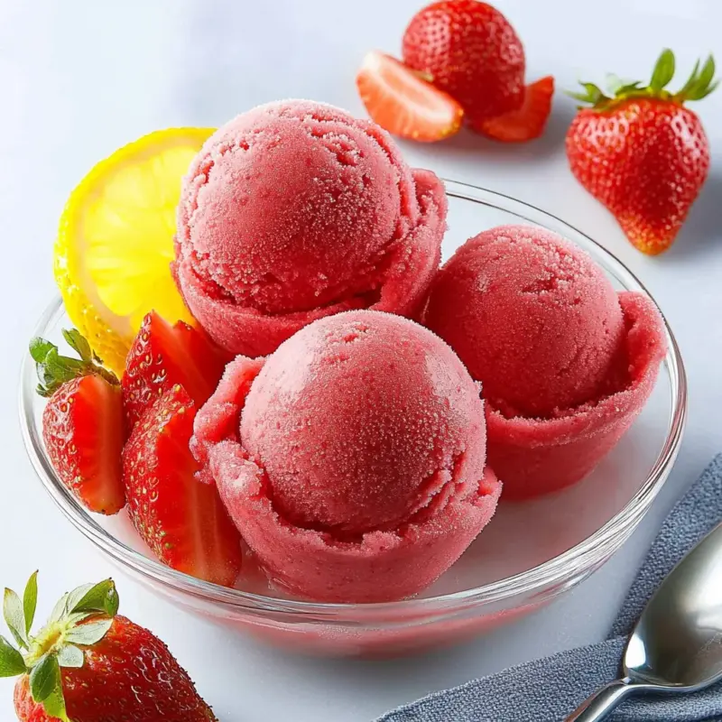Strawberry Sorbet