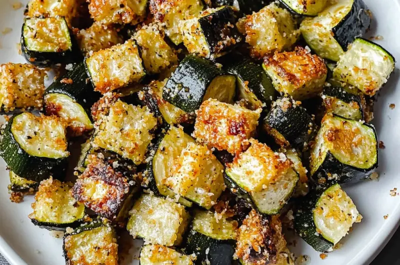 Air Fryer Parmesan Zucchini (No Breading)