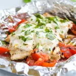 Caprese Chicken Foil Packets