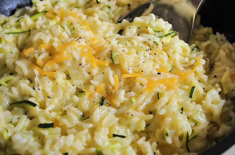Cheesy Zucchini Rice