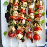 Chicken Caprese Skewers