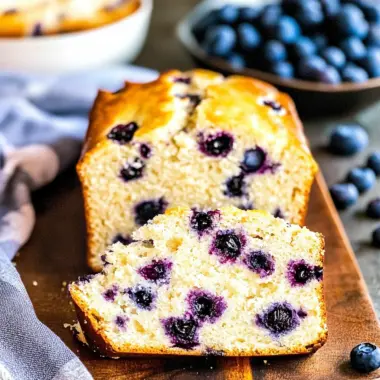 Cream Cheese Blueberry Bread