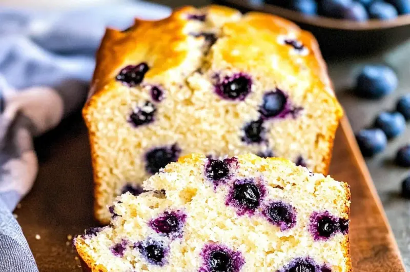 Cream Cheese Blueberry Bread