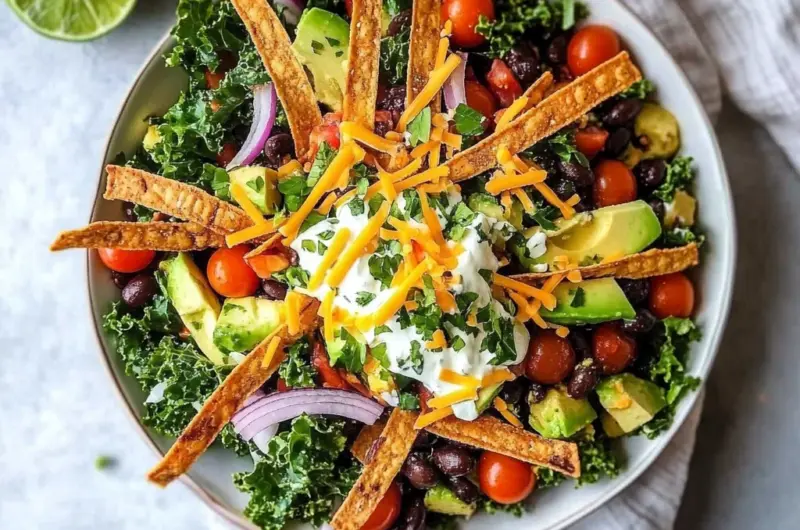 Crunchy Taco Kale Salad