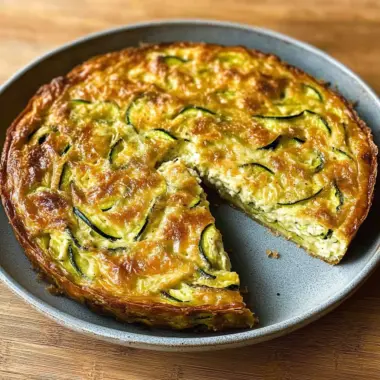 Crustless Zucchini Quiche (Easy)