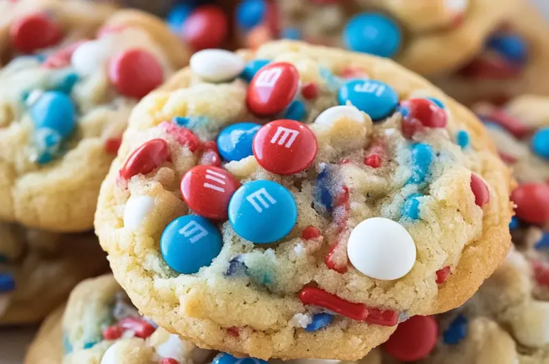 Fireworks Pudding Cookies