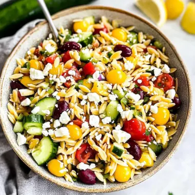 Greek Orzo Salad