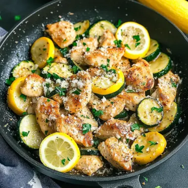 Healthy Chicken Breast with Zucchini and Squash