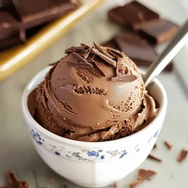 Homemade Chocolate Ice Cream Recipe