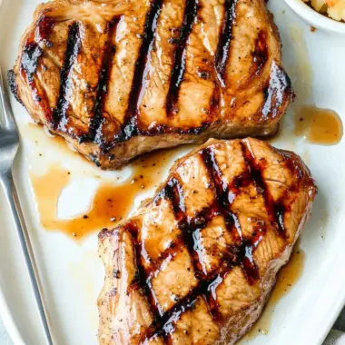 Honey Soy Grilled beef Chops