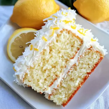 Lemon Coconut Cake