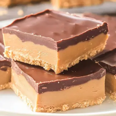 No-Bake Chocolate Peanut Butter Bars
