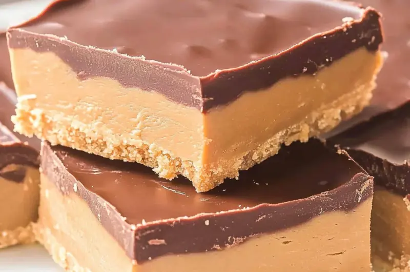 No-Bake Chocolate Peanut Butter Bars