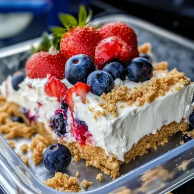 No Bake Berry Dessert Lush Recipe