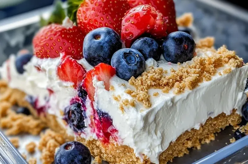 No Bake Berry Dessert Lush Recipe