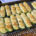 Parmesan Crusted Zucchini Wedges