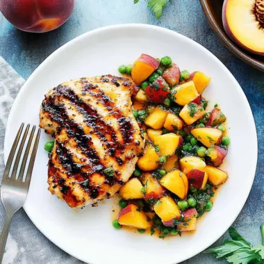 Peach Salsa Chicken