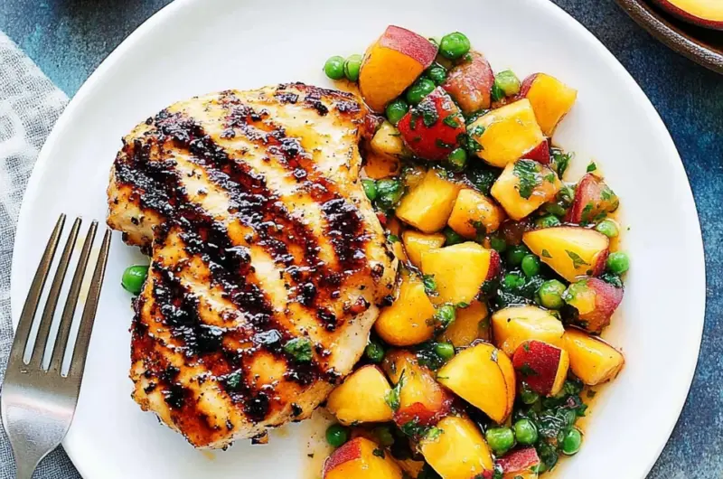 Peach Salsa Chicken