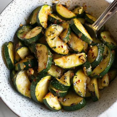 Sauteed Zucchini Recipe