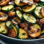Savory Stir-Fried Zucchini and Mushrooms: A Flavorful Low-Carb Delight