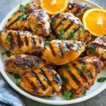 Sticky Honey Orange Grilled Chicken