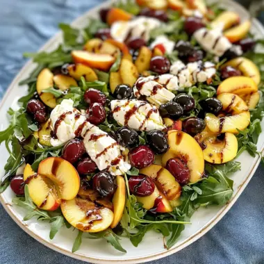 Stone Fruit Salad with Burrata
