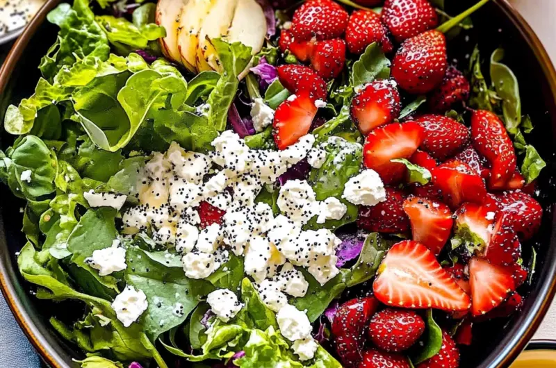 Strawberry Salad with Poppyseed Dressing