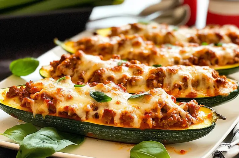 Stuffed Zucchini Boats