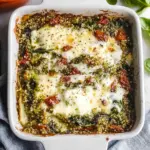 Vegetarian Quinoa Pesto Bake (Dump & Bake Recipe)