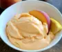5-Minute Healthy Peach Frozen Yogurt