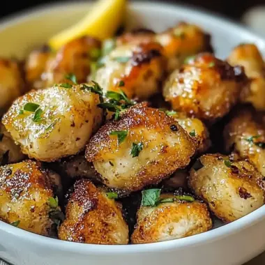 Air Fryer Lemon Chicken Bites