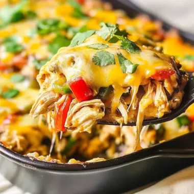 Chicken Fajita Casserole
