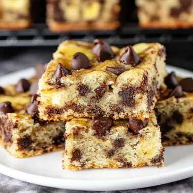 Chocolate Chip Banana Bars