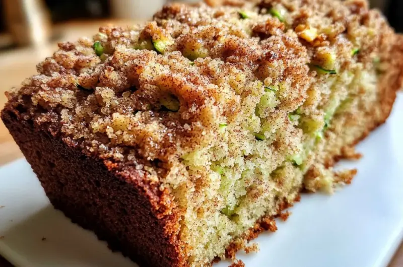 Cinnamon Streusel Topped Zucchini Bread Bakery Style: A Stunning Loaf