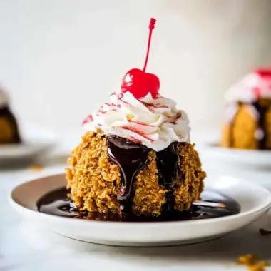 Easy Mexican Fried Ice Cream