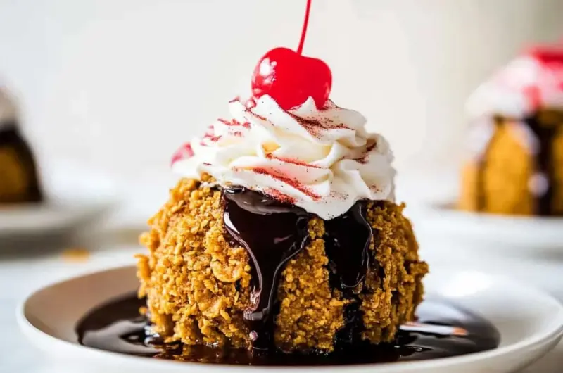 Easy Mexican Fried Ice Cream