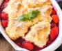 Easy Strawberry Cobbler with Lemon Biscuits