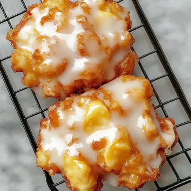 Fresh Peach Fritters That Melt in Your Mouth