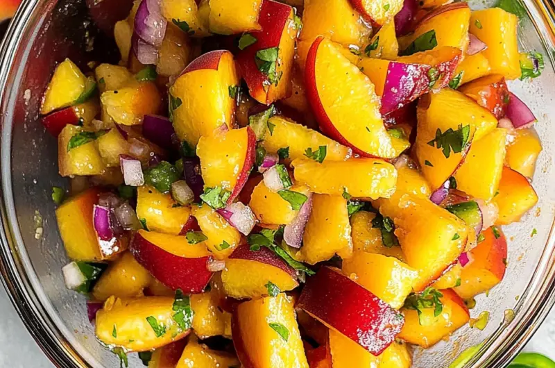 Fresh Peach Salsa