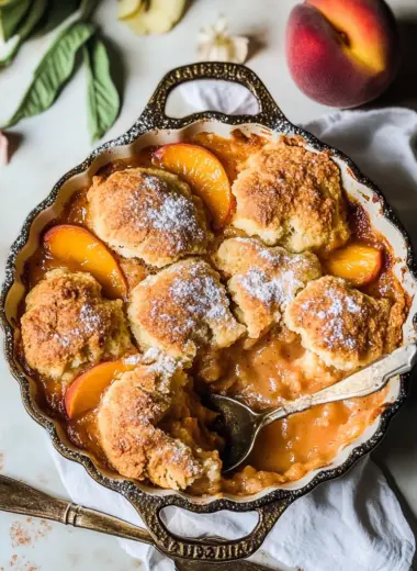 Gramma's Peach Cobbler