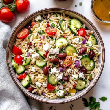 Greek Orzo Salad Recipe