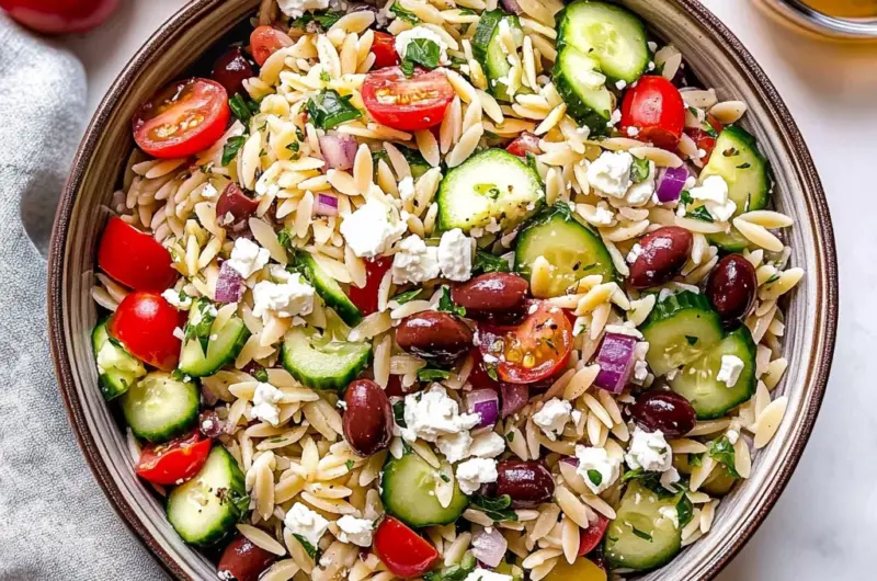 Greek Orzo Salad Recipe