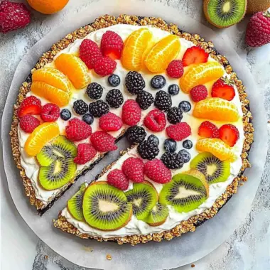 Healthy Fruit Pizza + RECIPE VIDEO
