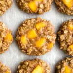 Healthy Peach Oatmeal Breakfast Cookies