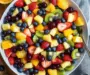 Honey Lime Rainbow Fruit Salad