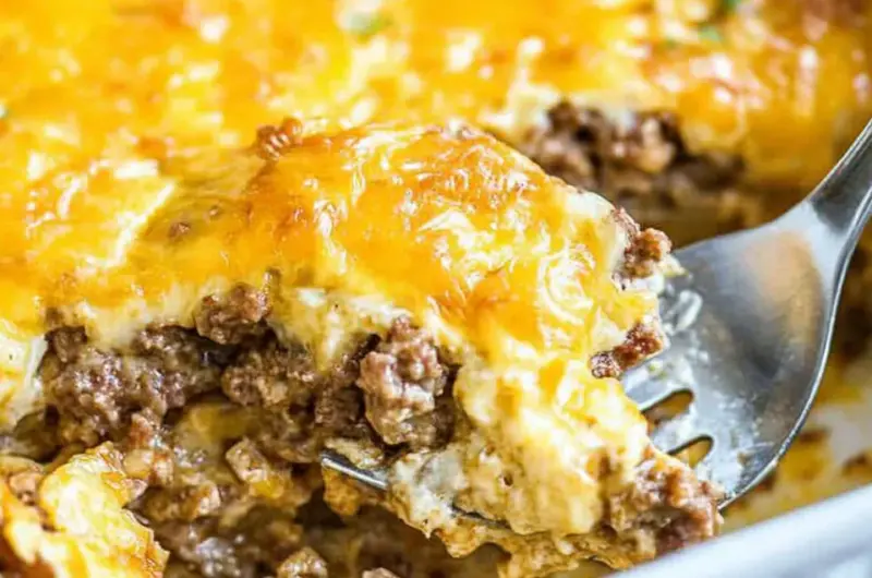 Keto Cheeseburger Casserole Recipe