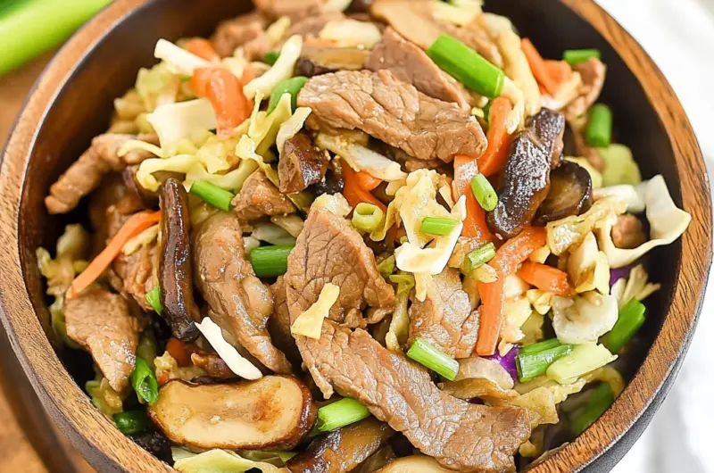 Keto Moo Shu Pork